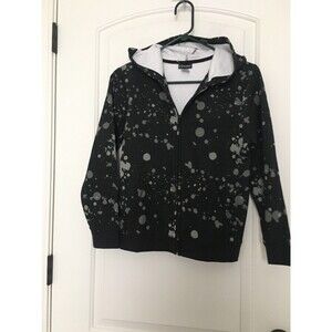 Joe Boxer Boys Paint Splatter Hoodie Zip Up Size Large